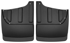 GMC Sierra 3500 Mud Guards - Rear - Husky Liners - Custom-Molded Dually, FormFit Design, Husky Shield, No-Drill - `92-`00